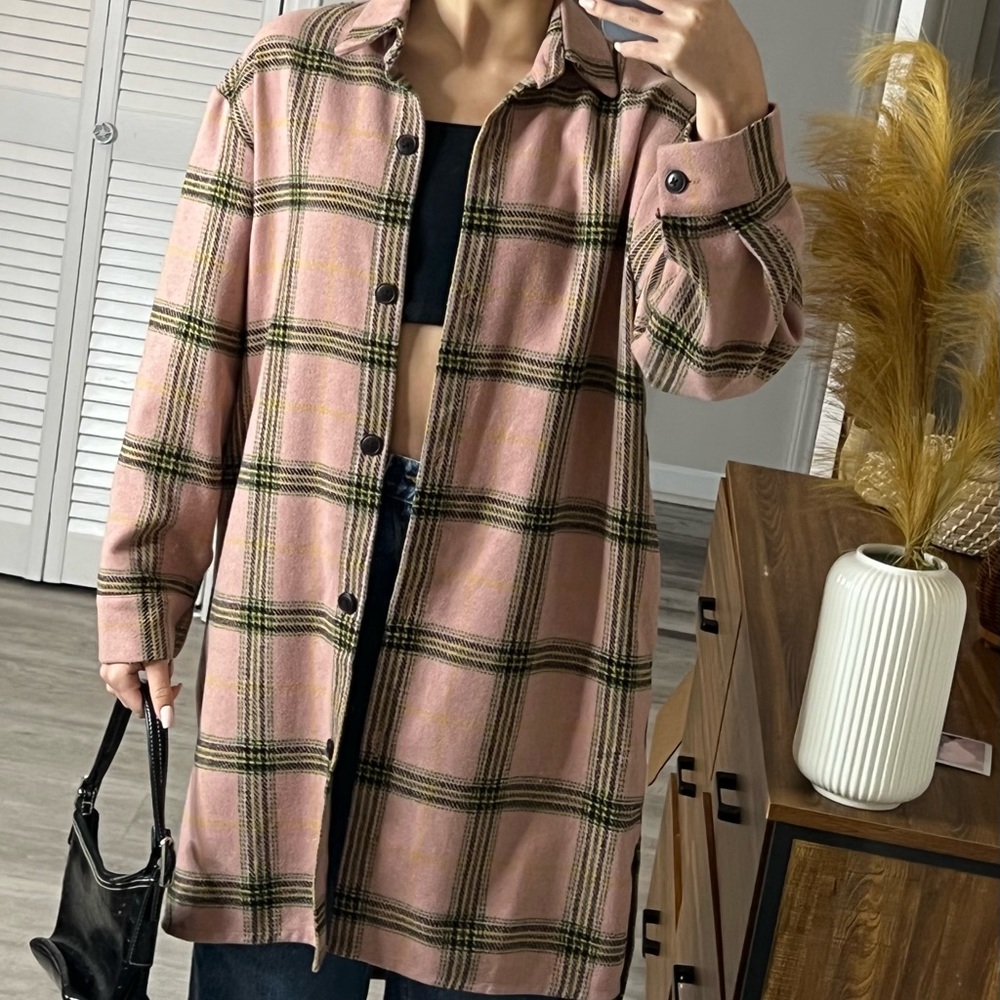Wild Fable long pink flannel